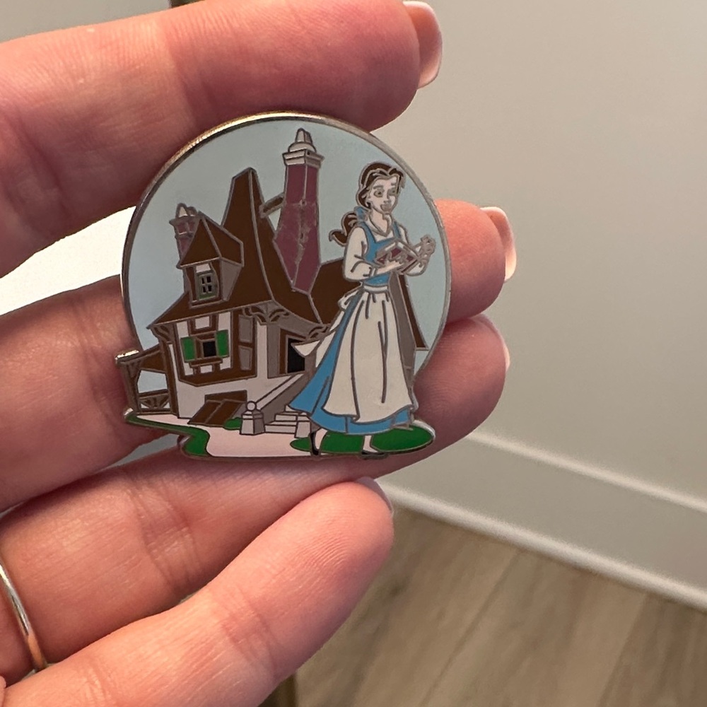 Disney Belle Enamel Pin | Beauty & the Beast | Cottage | Collectible